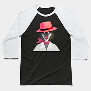 Wolf (Rose) Baseball T-Shirt